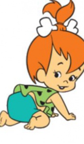 herec Pebbles Flintstone